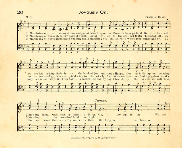 Fair as the Morning. Hymns and Tunes for Praise in the Sunday-School page 18