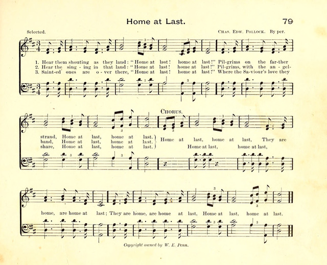 Fair as the Morning. Hymns and Tunes for Praise in the Sunday-School page 77