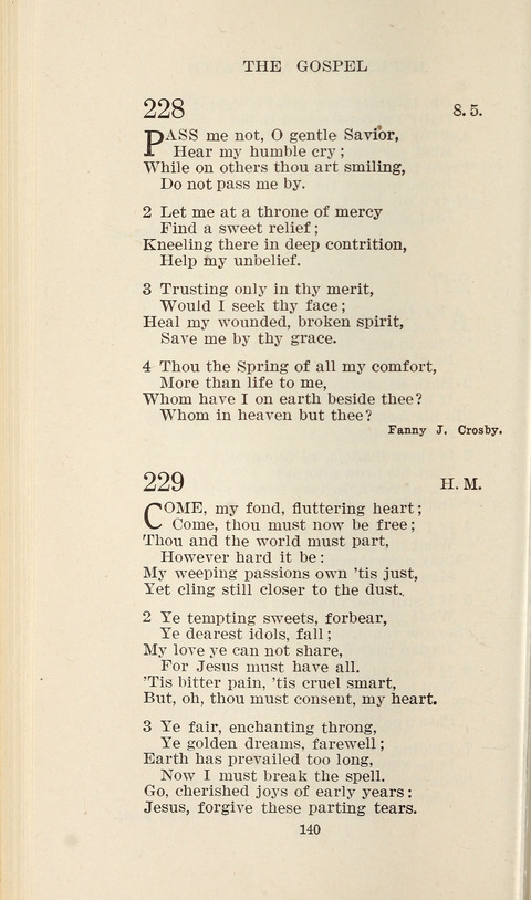 Free Methodist Hymnal page 142