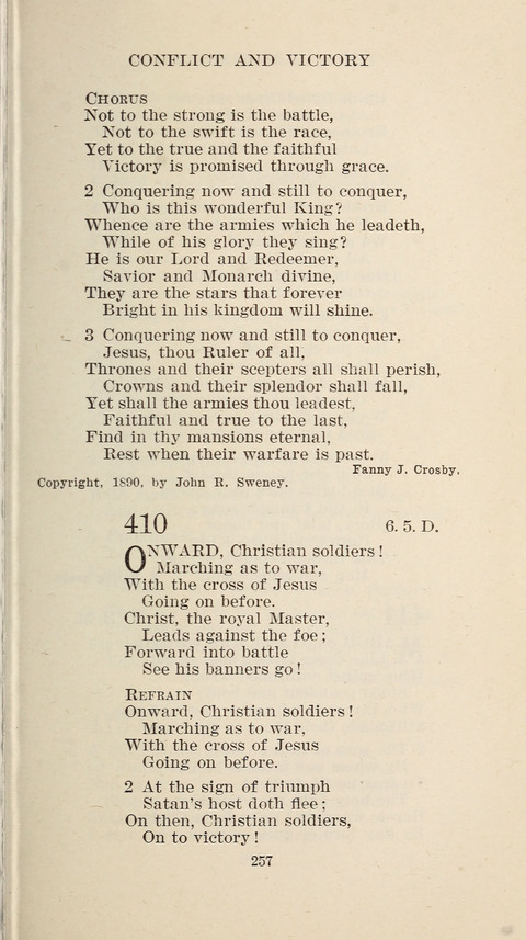 Free Methodist Hymnal page 259