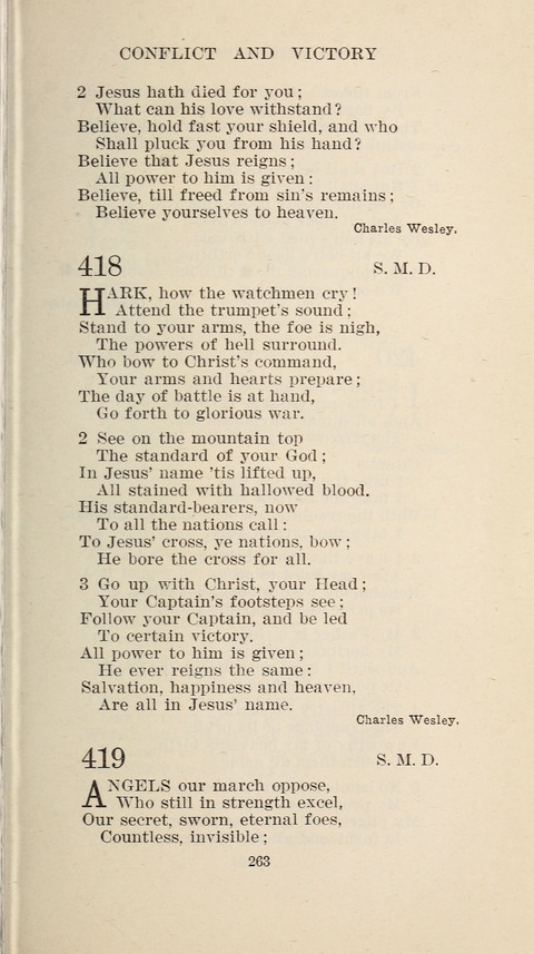 Free Methodist Hymnal page 265