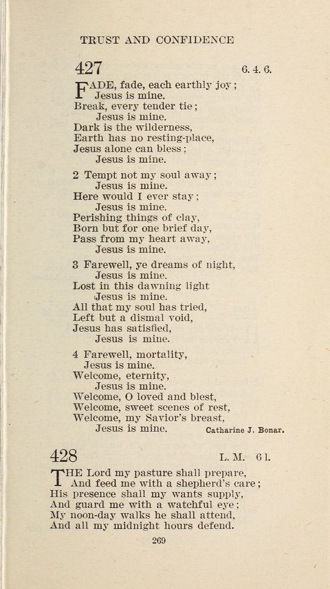 Free Methodist Hymnal page 271