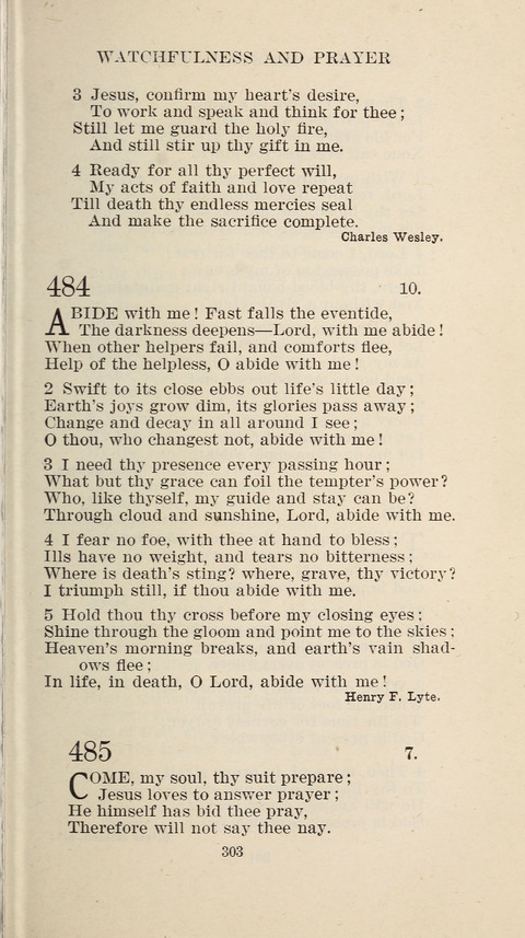 Free Methodist Hymnal page 305