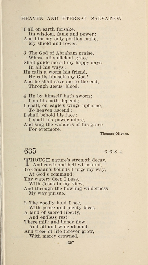 Free Methodist Hymnal page 399