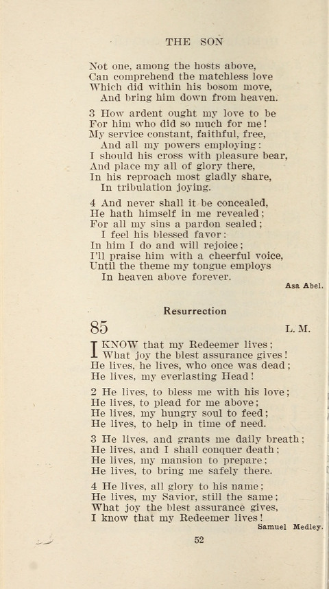 Free Methodist Hymnal page 52