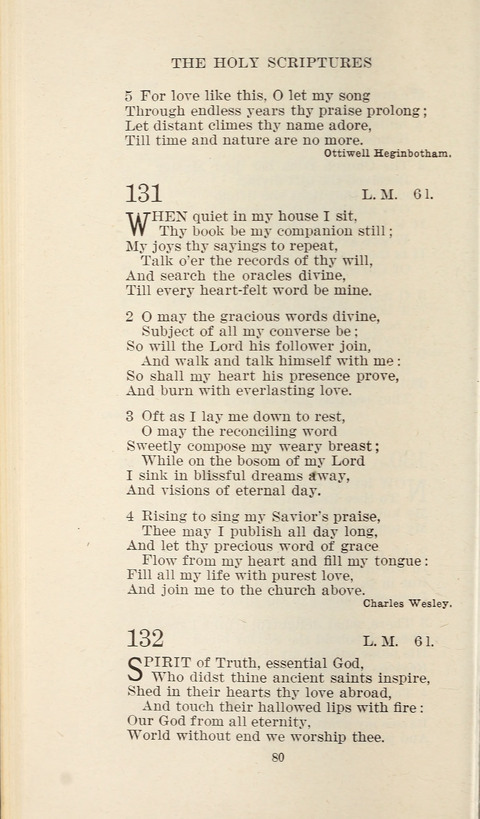Free Methodist Hymnal page 80