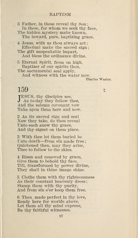 Free Methodist Hymnal page 97