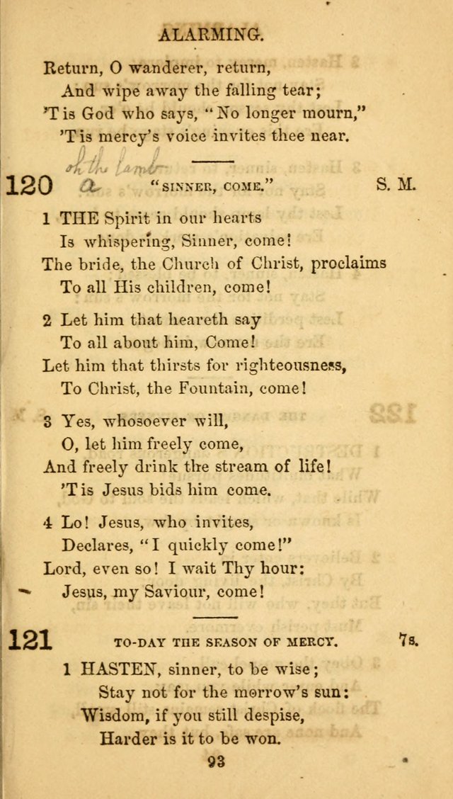 Fulton Street Hymn Book, for the use of union prayer meetings, Sabbath schools and families page 100