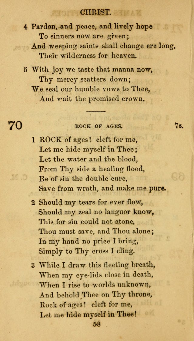 Fulton Street Hymn Book, for the use of union prayer meetings, Sabbath schools and families page 65
