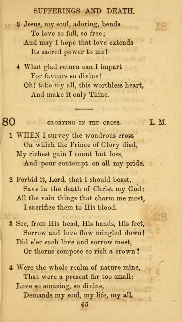 Fulton Street Hymn Book, for the use of union prayer meetings, Sabbath schools and families page 72