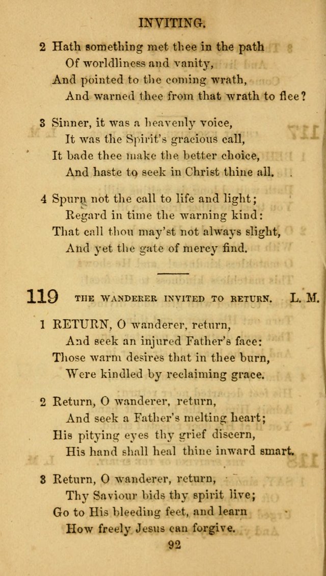 Fulton Street Hymn Book, for the use of union prayer meetings, Sabbath schools and families page 99