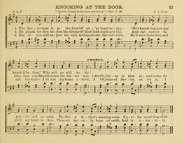Fount of Blessing: a choice collection of sacred melodies, suitable for sunday schools, bible classes, prayer and praise meetings, gospel temperance meetings, and the home circles page 19