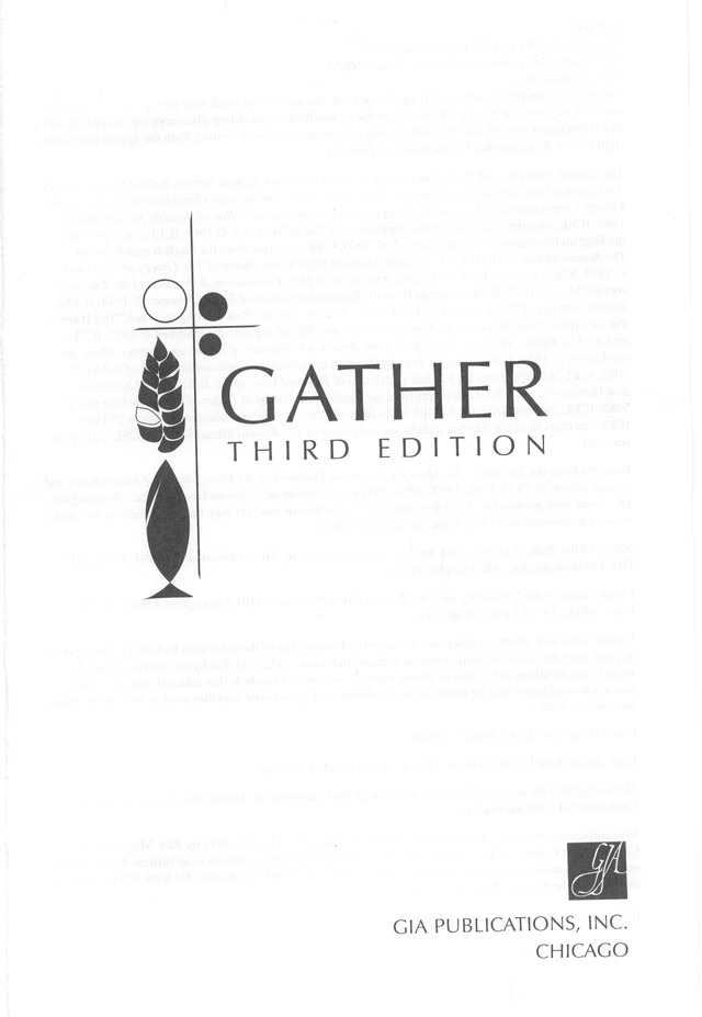 Gather (3rd ed.) page cover