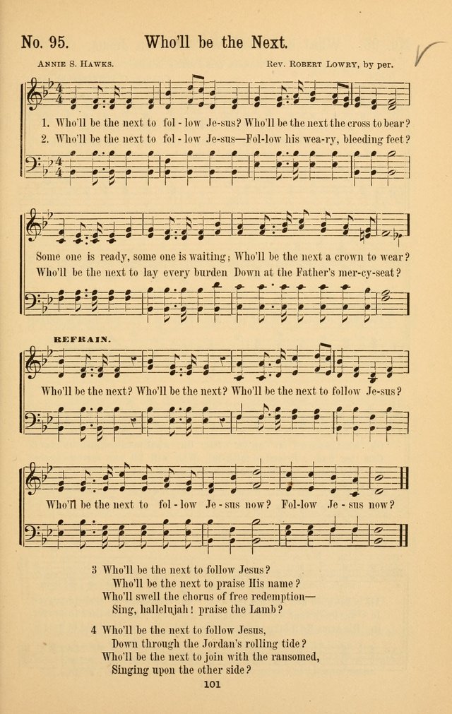 The Great Awakening: a choice collection of new and standard gospel songs page 103