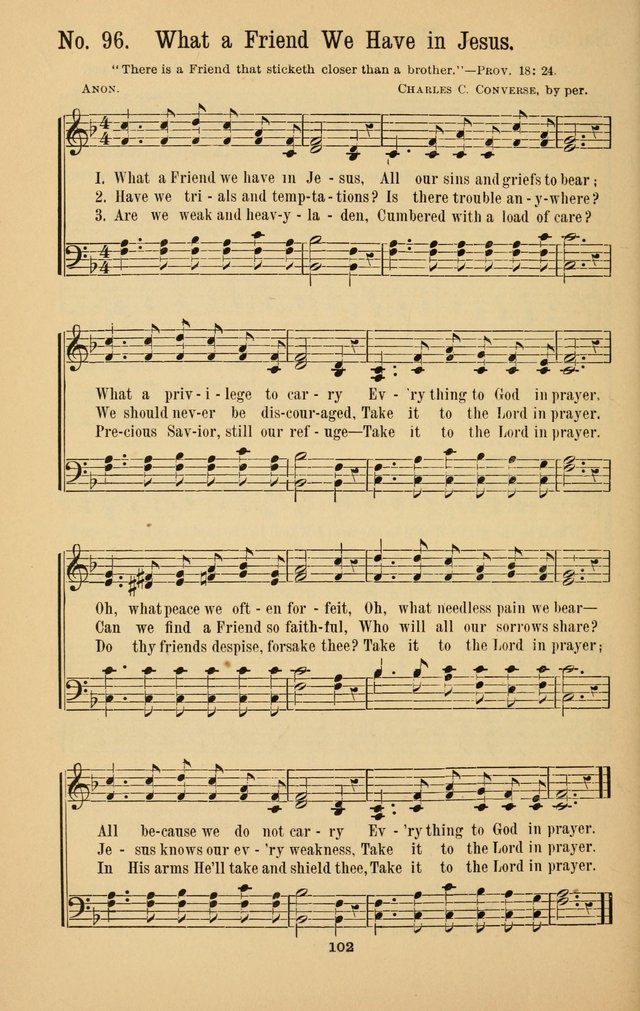 The Great Awakening: a choice collection of new and standard gospel songs page 104