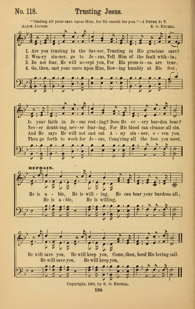 The Great Awakening: a choice collection of new and standard gospel songs page 126