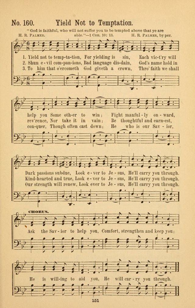 The Great Awakening: a choice collection of new and standard gospel songs page 153