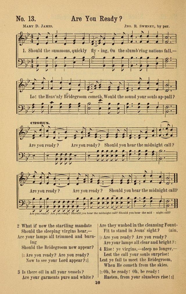 The Great Awakening: a choice collection of new and standard gospel songs page 16