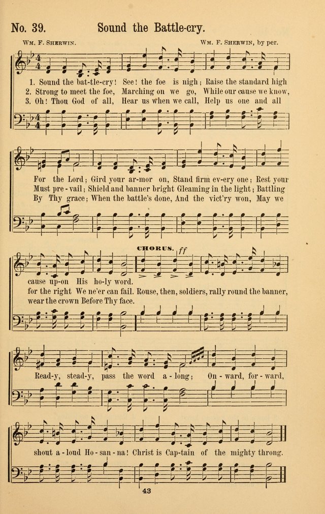 The Great Awakening: a choice collection of new and standard gospel songs page 45