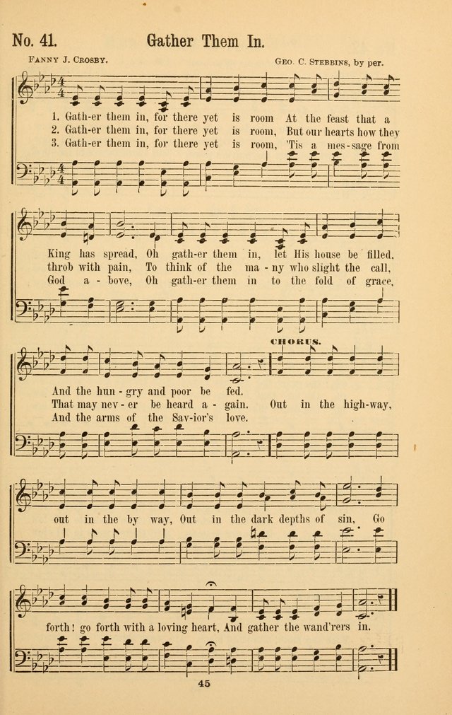 The Great Awakening: a choice collection of new and standard gospel songs page 47