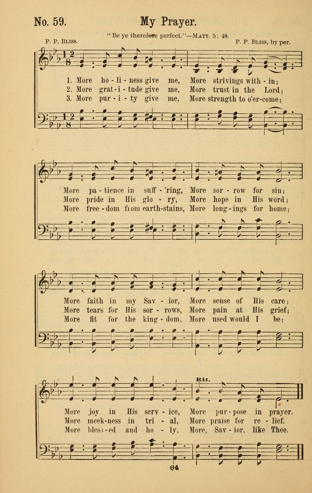 The Great Awakening: a choice collection of new and standard gospel songs page 66