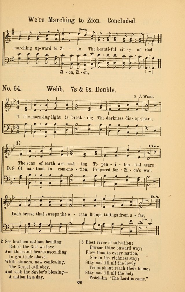 The Great Awakening: a choice collection of new and standard gospel songs page 71
