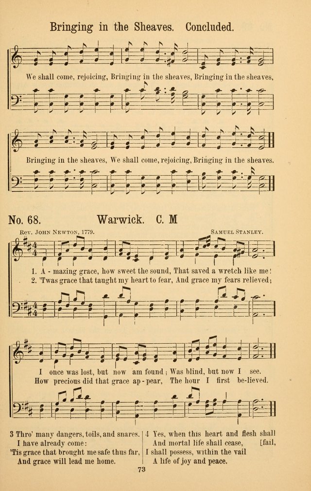 The Great Awakening: a choice collection of new and standard gospel songs page 75