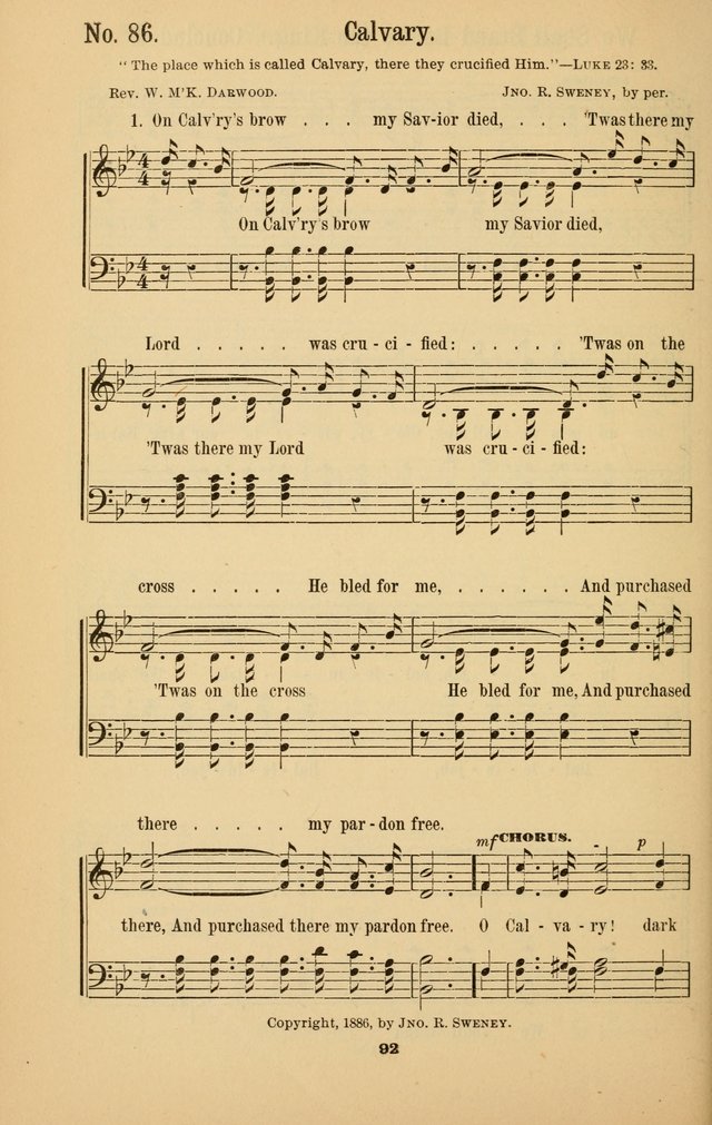 The Great Awakening: a choice collection of new and standard gospel songs page 94