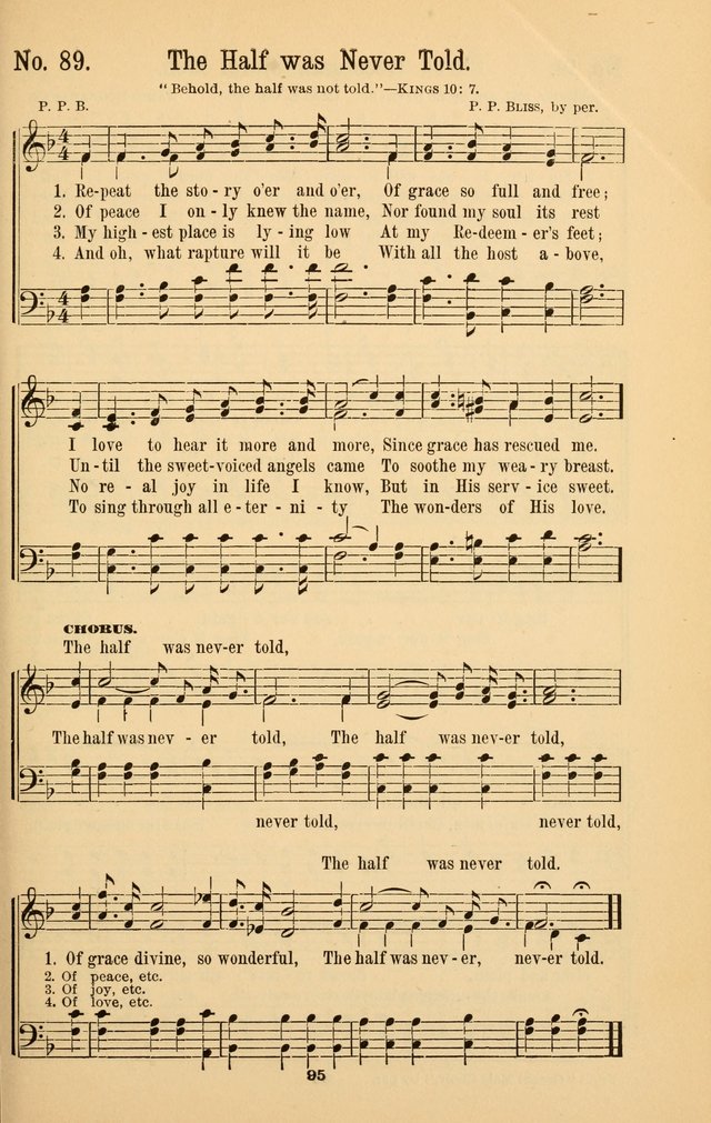 The Great Awakening: a choice collection of new and standard gospel songs page 97