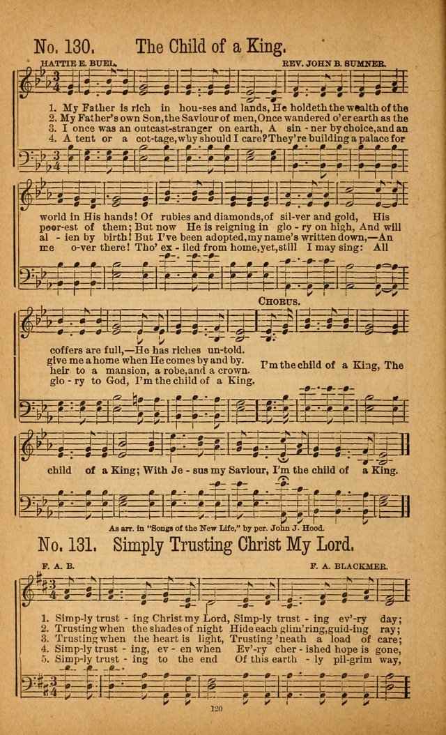 The Gospel Awakening: a collection of original and selected "hymns and spiritual songs" for the use in gospel meetings everywhere page 116