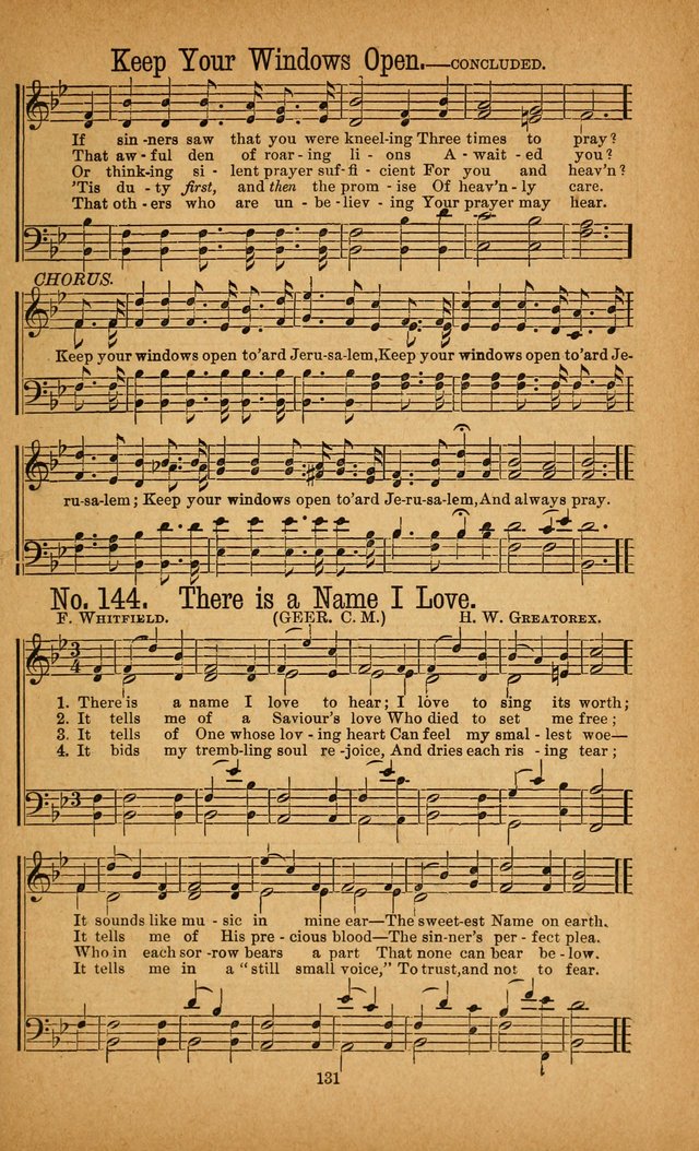 The Gospel Awakening: a collection of original and selected "hymns and spiritual songs" for the use in gospel meetings everywhere page 127