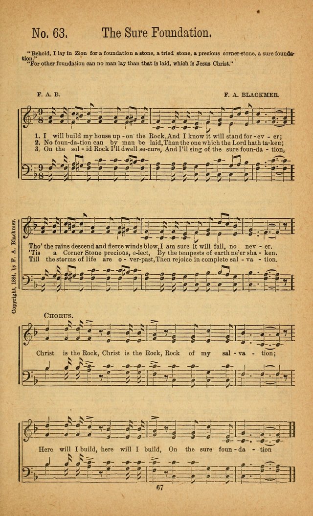 The Gospel Awakening: a collection of original and selected "hymns and spiritual songs" for the use in gospel meetings everywhere page 63