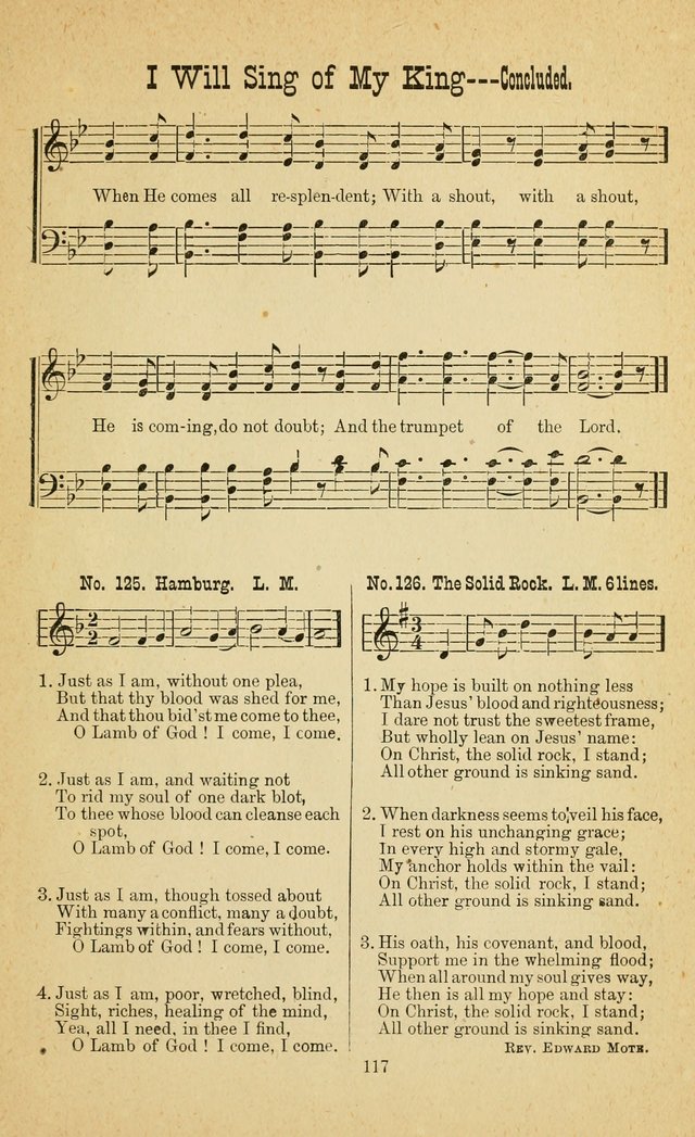 Gospel Bells: a collection of new and popular songs for the use of Sabbath schools and gospel meetings page 117