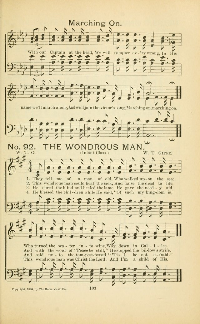 Glory Bells: a collection of new hymns and new music for Sunday-schools, gospel meetings, revivals, Christian Endeavor societies, Epworth Leagues, etc.  page 101