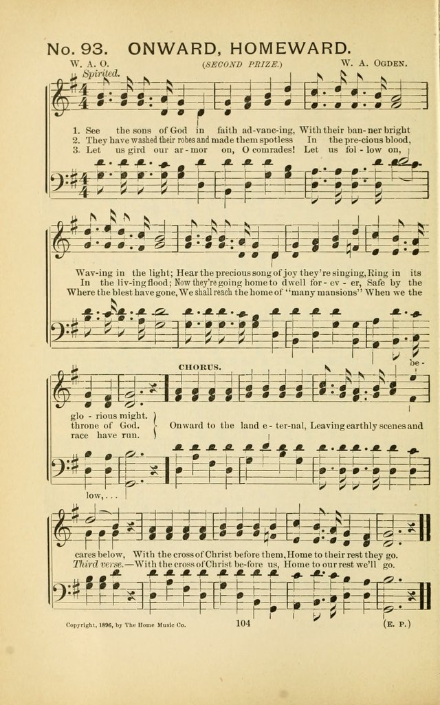 Glory Bells: a collection of new hymns and new music for Sunday-schools, gospel meetings, revivals, Christian Endeavor societies, Epworth Leagues, etc.  page 102