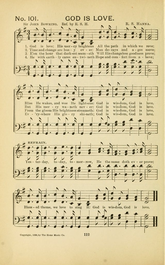 Glory Bells: a collection of new hymns and new music for Sunday-schools, gospel meetings, revivals, Christian Endeavor societies, Epworth Leagues, etc.  page 110