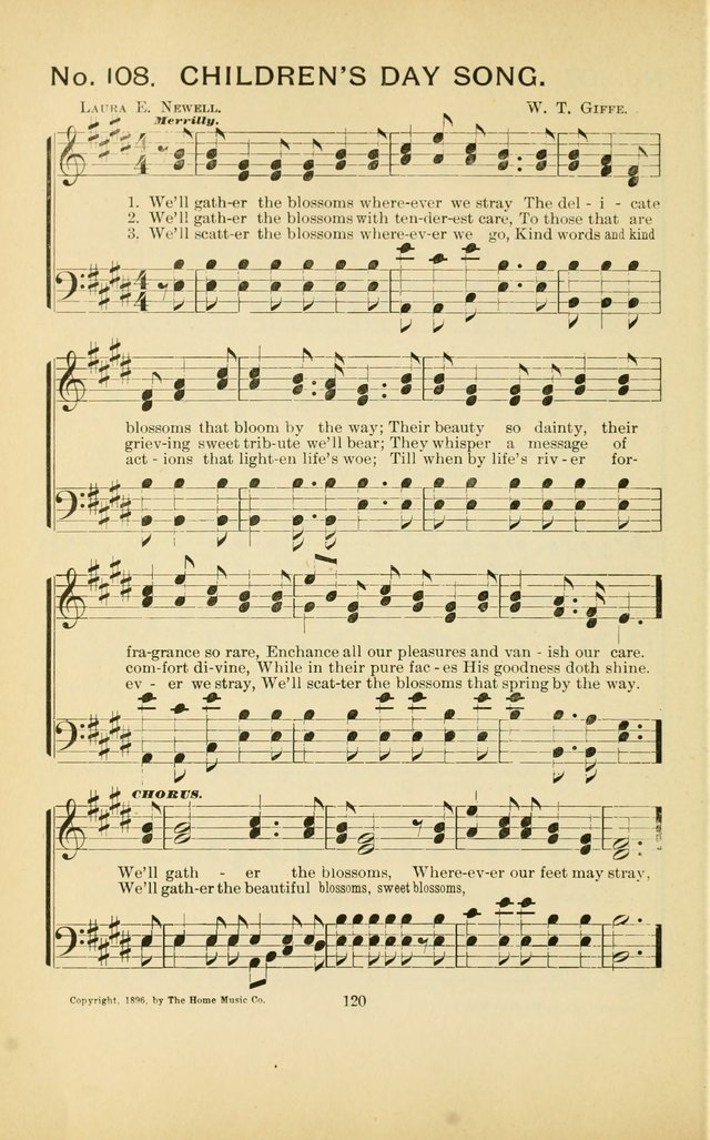 Glory Bells: a collection of new hymns and new music for Sunday-schools, gospel meetings, revivals, Christian Endeavor societies, Epworth Leagues, etc.  page 118