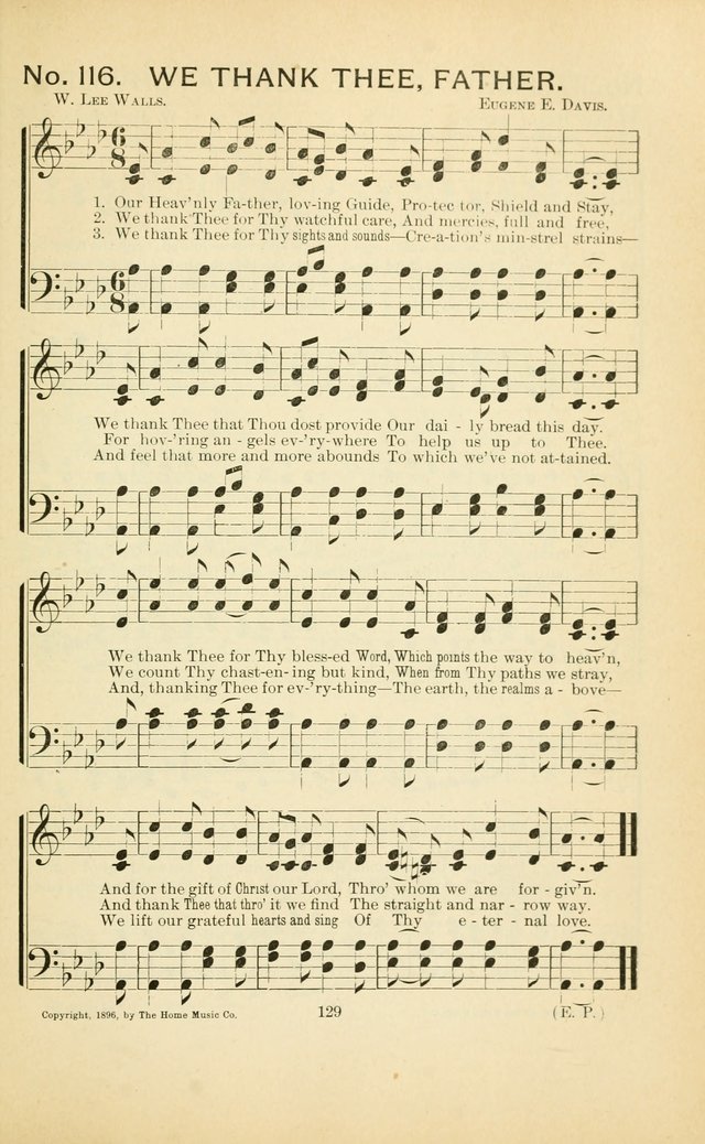 Glory Bells: a collection of new hymns and new music for Sunday-schools, gospel meetings, revivals, Christian Endeavor societies, Epworth Leagues, etc.  page 127