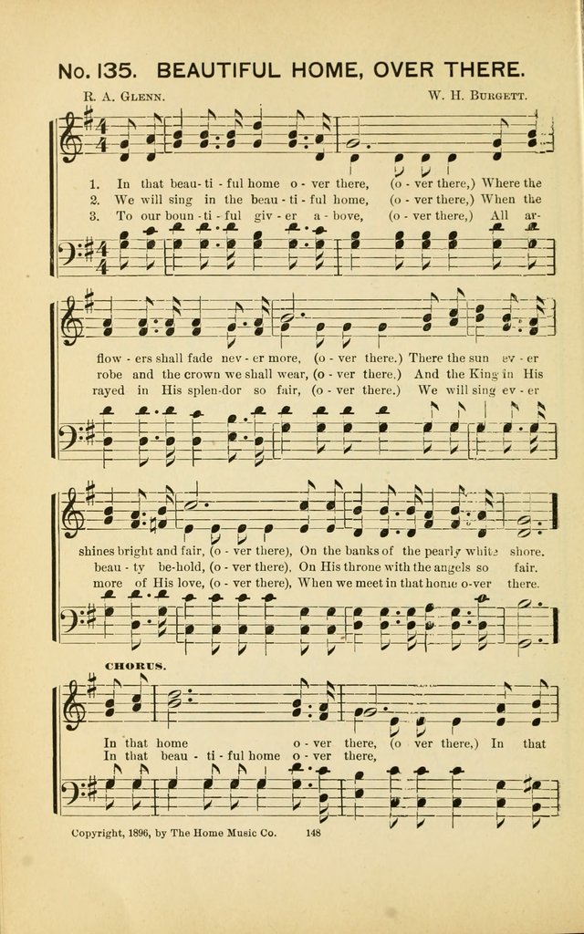 Glory Bells: a collection of new hymns and new music for Sunday-schools, gospel meetings, revivals, Christian Endeavor societies, Epworth Leagues, etc.  page 146