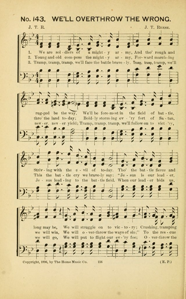 Glory Bells: a collection of new hymns and new music for Sunday-schools, gospel meetings, revivals, Christian Endeavor societies, Epworth Leagues, etc.  page 154