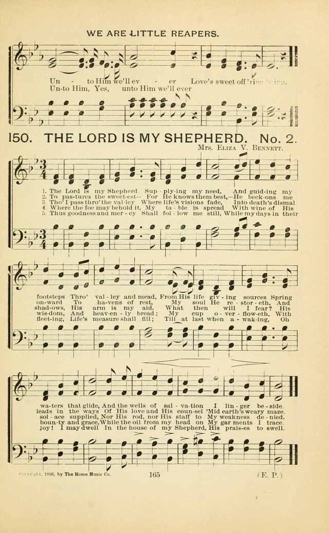 Glory Bells: a collection of new hymns and new music for Sunday-schools, gospel meetings, revivals, Christian Endeavor societies, Epworth Leagues, etc.  page 163