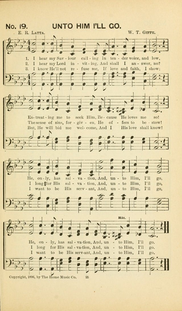 Glory Bells: a collection of new hymns and new music for Sunday-schools, gospel meetings, revivals, Christian Endeavor societies, Epworth Leagues, etc.  page 23