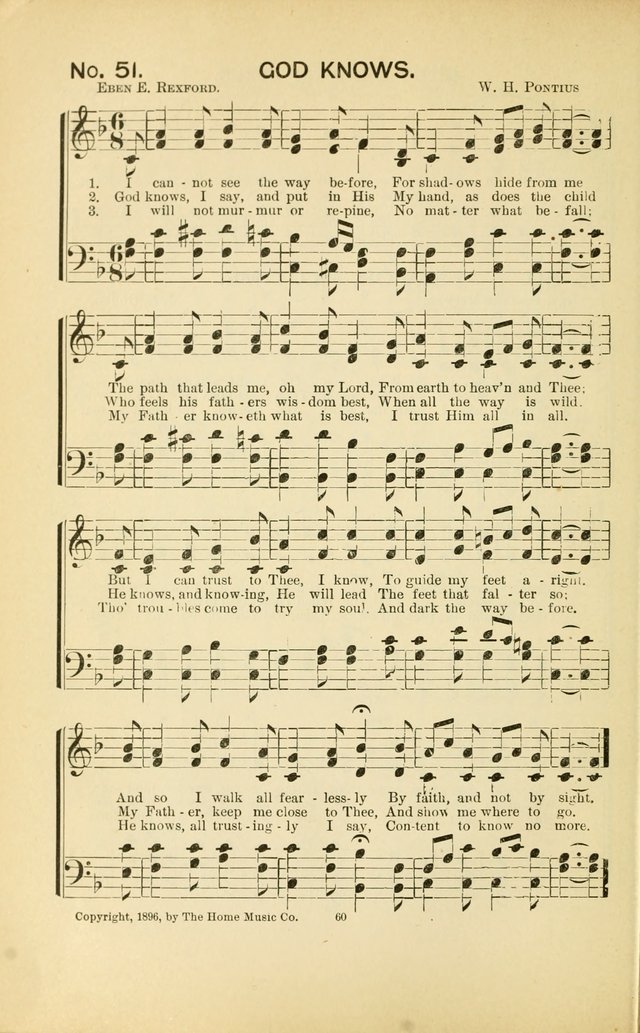 Glory Bells: a collection of new hymns and new music for Sunday-schools, gospel meetings, revivals, Christian Endeavor societies, Epworth Leagues, etc.  page 58
