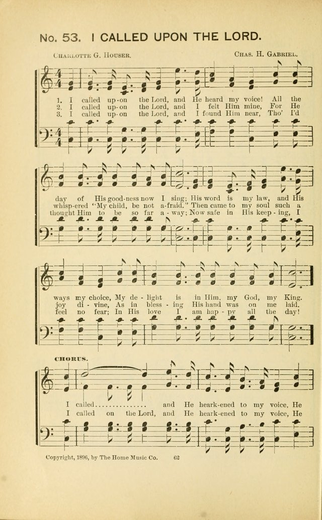 Glory Bells: a collection of new hymns and new music for Sunday-schools, gospel meetings, revivals, Christian Endeavor societies, Epworth Leagues, etc.  page 60