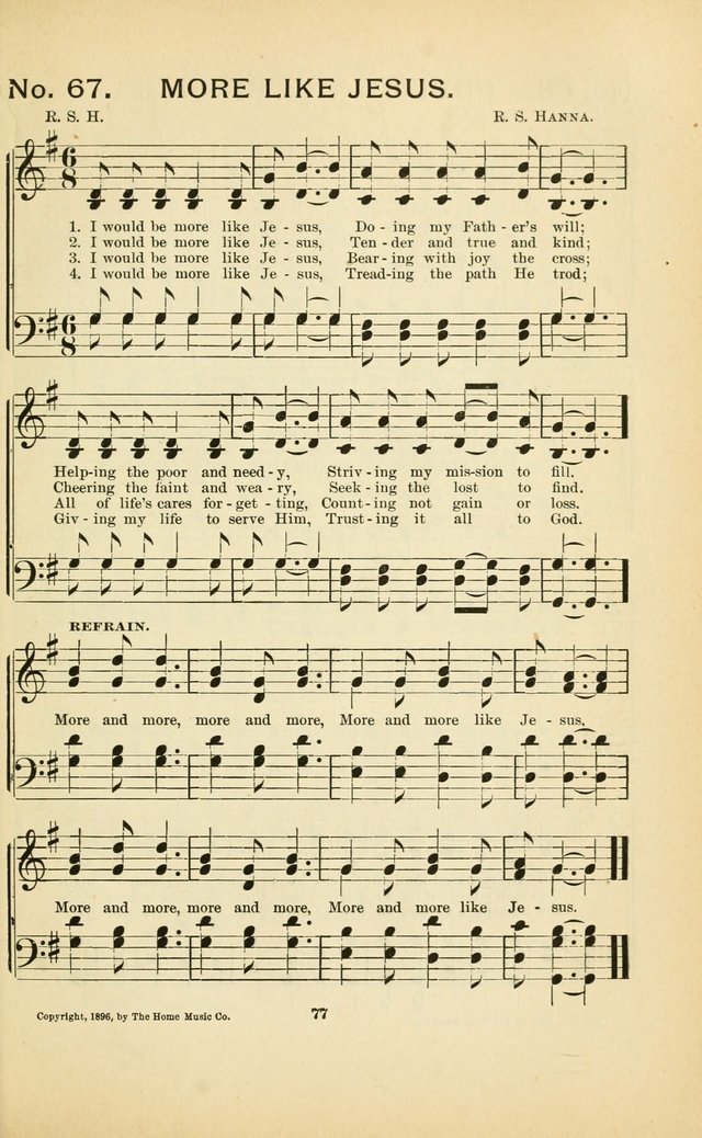 Glory Bells: a collection of new hymns and new music for Sunday-schools, gospel meetings, revivals, Christian Endeavor societies, Epworth Leagues, etc.  page 75