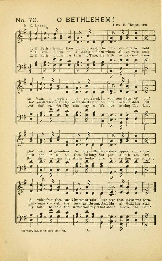 Glory Bells: a collection of new hymns and new music for Sunday-schools, gospel meetings, revivals, Christian Endeavor societies, Epworth Leagues, etc.  page 78