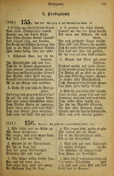 Gesangbuch der Bischöflichen Methodisten-Kirche: in Deutschalnd und der Schweiz page 109