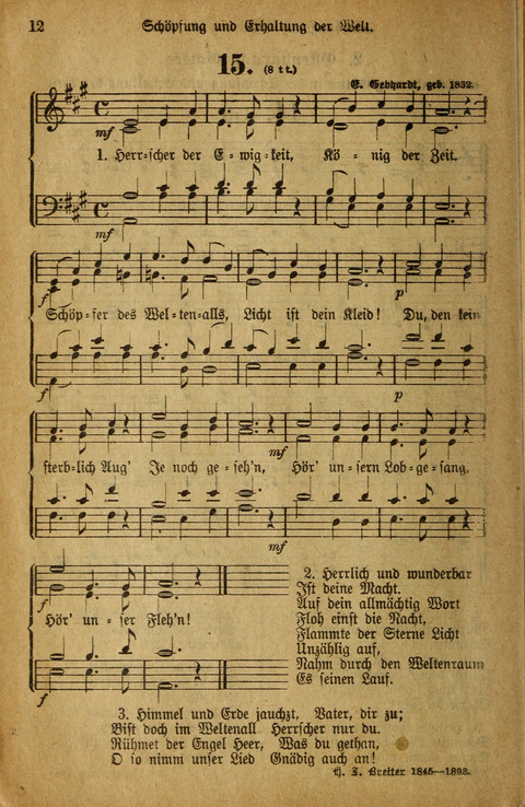 Gesangbuch der Bischöflichen Methodisten-Kirche: in Deutschalnd und der Schweiz page 12