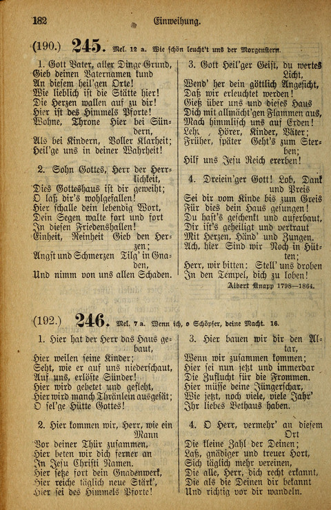 Gesangbuch der Bischöflichen Methodisten-Kirche: in Deutschalnd und der Schweiz page 180