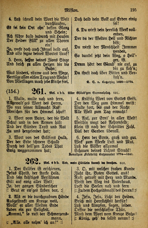 Gesangbuch der Bischöflichen Methodisten-Kirche: in Deutschalnd und der Schweiz page 193